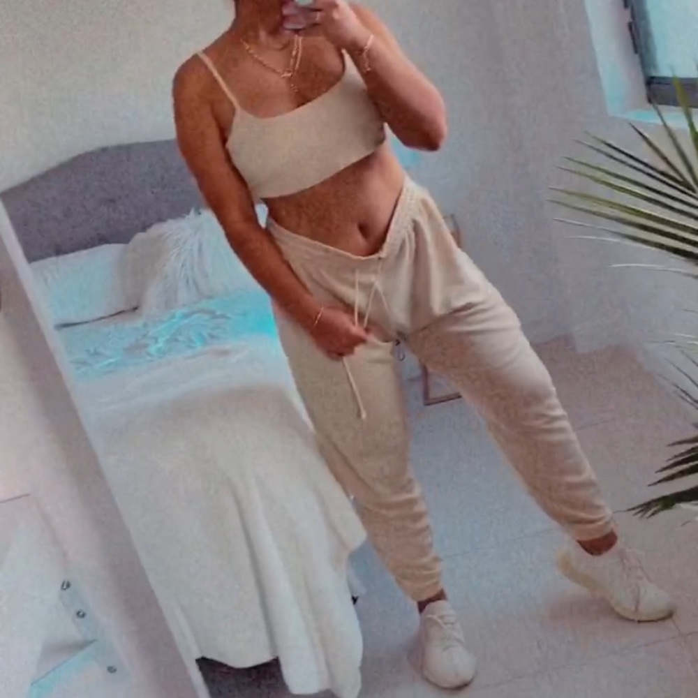 Missguided bralette & joggers set